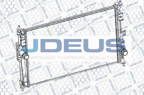 Jdeus RA0210460 - Радиатор, охлаждение двигателя autosila-amz.com