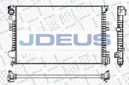 Jdeus RA0210410 - Радиатор, охлаждение двигателя autosila-amz.com