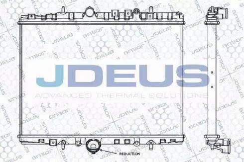 Jdeus RA0210420 - Радиатор, охлаждение двигателя autosila-amz.com