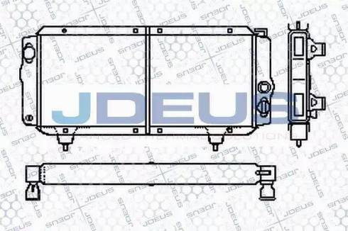 Jdeus RA0210000 - Радиатор, охлаждение двигателя autosila-amz.com