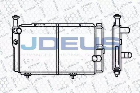 Jdeus RA0210110 - Радиатор, охлаждение двигателя autosila-amz.com