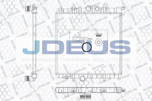 Jdeus RA0210300 - Радиатор, охлаждение двигателя autosila-amz.com