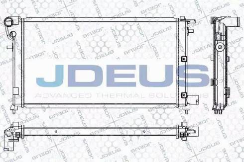 Jdeus RA0210261 - Радиатор, охлаждение двигателя autosila-amz.com