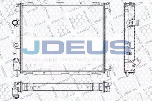Jdeus RA0230590 - Радиатор, охлаждение двигателя autosila-amz.com