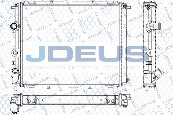 Jdeus RA0230640 - Радиатор, охлаждение двигателя autosila-amz.com