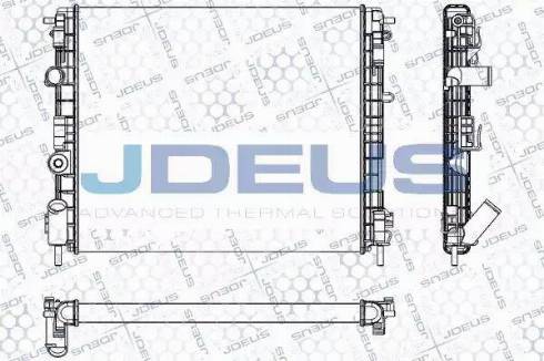 Jdeus RA0230650 - Радиатор, охлаждение двигателя autosila-amz.com