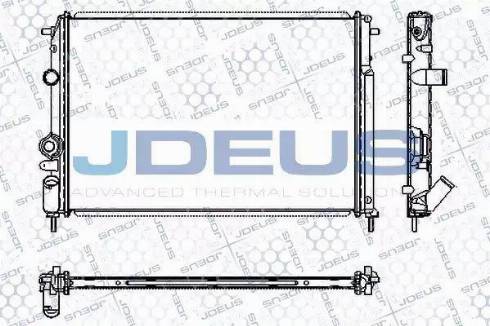 Jdeus RA0230600 - Радиатор, охлаждение двигателя autosila-amz.com