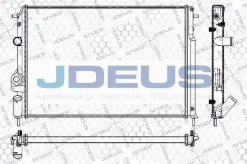 Jdeus RA0230601 - Радиатор, охлаждение двигателя autosila-amz.com