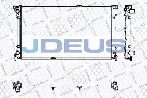 Jdeus RA0230800 - Радиатор, охлаждение двигателя autosila-amz.com
