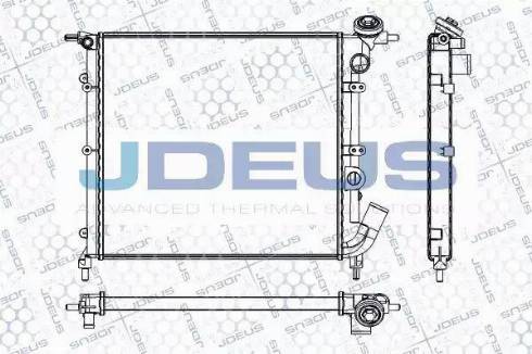 Jdeus RA0230251 - Радиатор, охлаждение двигателя autosila-amz.com
