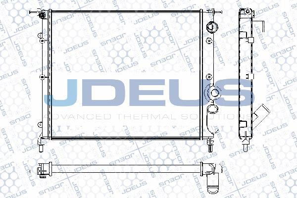 Jdeus RA0230281 - Радиатор, охлаждение двигателя autosila-amz.com