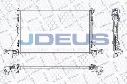 Jdeus RA0231110 - Радиатор, охлаждение двигателя autosila-amz.com