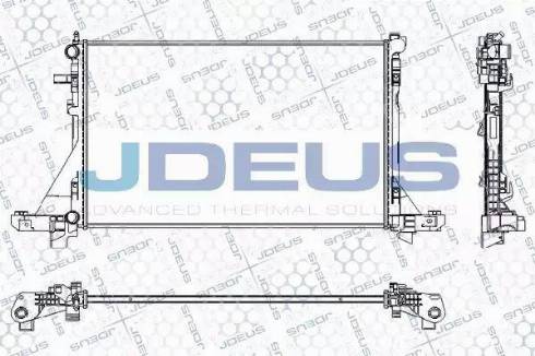 Jdeus RA0231120 - Радиатор, охлаждение двигателя autosila-amz.com