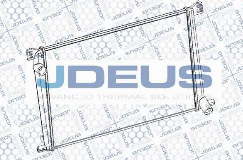 Jdeus RA0700040 - Радиатор, охлаждение двигателя autosila-amz.com