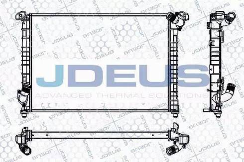 Jdeus RA0700020 - Радиатор, охлаждение двигателя autosila-amz.com