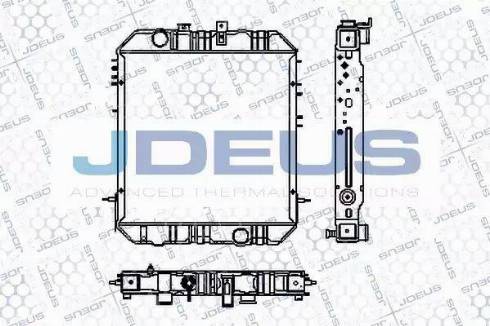 Jdeus RA1180030 - Радиатор, охлаждение двигателя autosila-amz.com