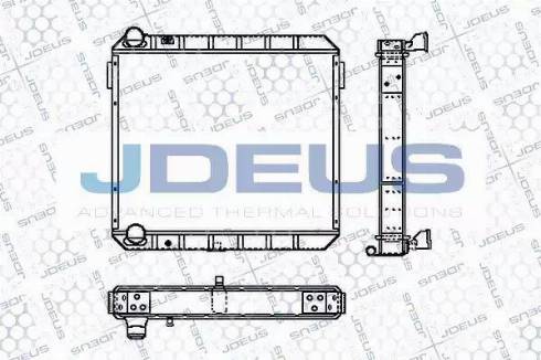 Jdeus RA1120300 - Радиатор, охлаждение двигателя autosila-amz.com