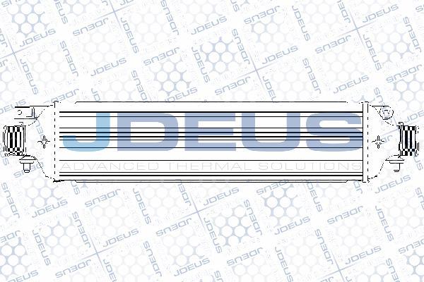 Jdeus RA8111260 - Интеркулер, теплообменник турбины autosila-amz.com