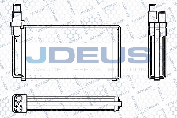 Jdeus RA2000000 - Теплообменник, отопление салона autosila-amz.com