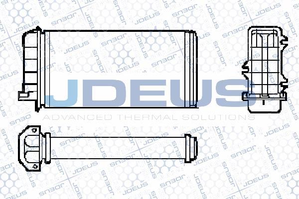 Jdeus RA2110420 - Теплообменник, отопление салона autosila-amz.com