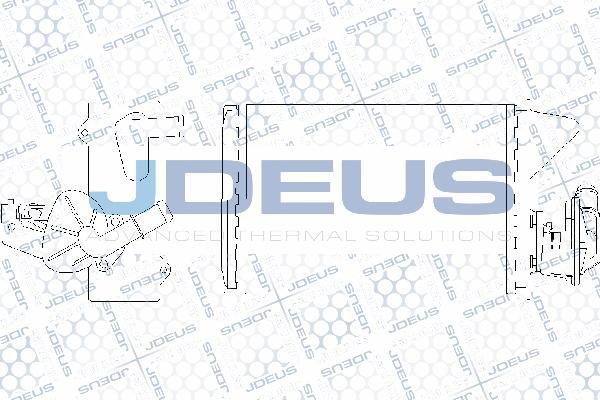 Jdeus RA2110380 - Теплообменник, отопление салона autosila-amz.com