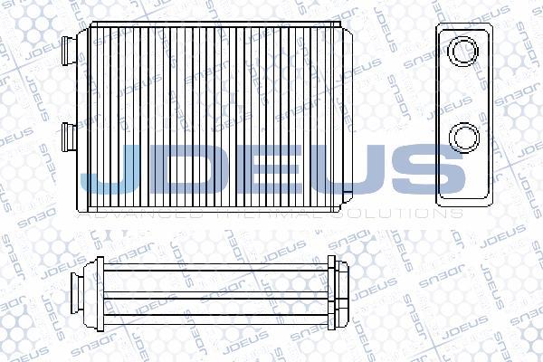 Jdeus RA2110710 - Теплообменник, отопление салона autosila-amz.com