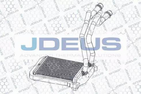 Jdeus RA2111160 - Теплообменник, отопление салона autosila-amz.com