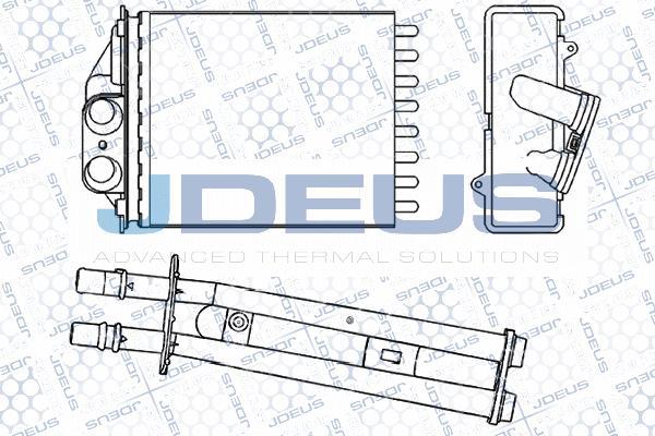 Jdeus RA2111230 - Теплообменник, отопление салона autosila-amz.com