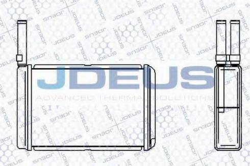 Jdeus RA2120180 - Теплообменник, отопление салона autosila-amz.com