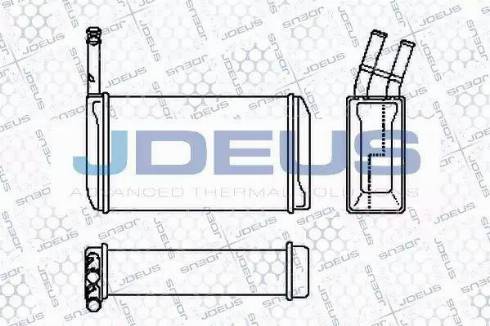 Jdeus RA2120230 - Теплообменник, отопление салона autosila-amz.com