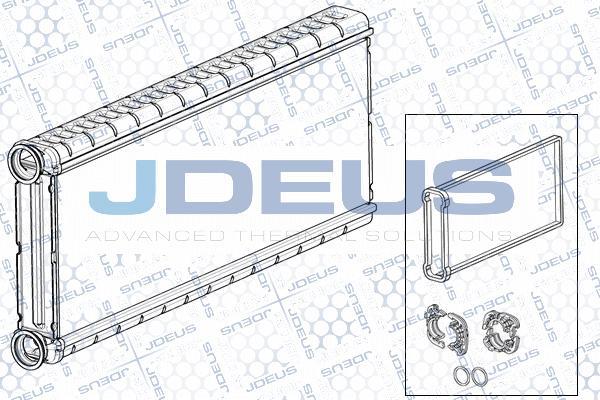 Jdeus RA2210590 - Теплообменник, отопление салона autosila-amz.com