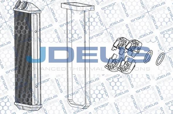 Jdeus RA2210350 - Теплообменник, отопление салона autosila-amz.com
