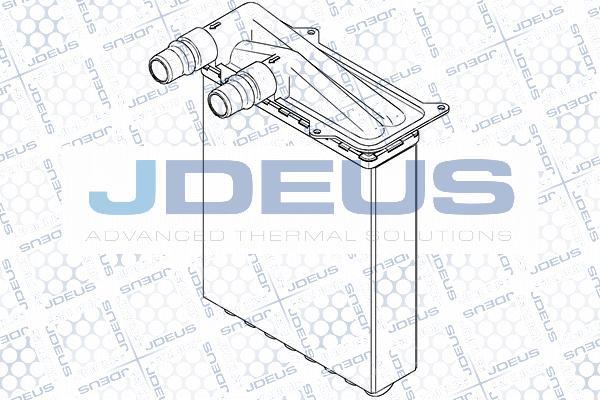 Jdeus RA2230790 - Теплообменник, отопление салона autosila-amz.com