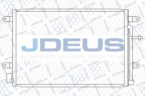 Jdeus RA7010140 - Конденсатор кондиционера autosila-amz.com