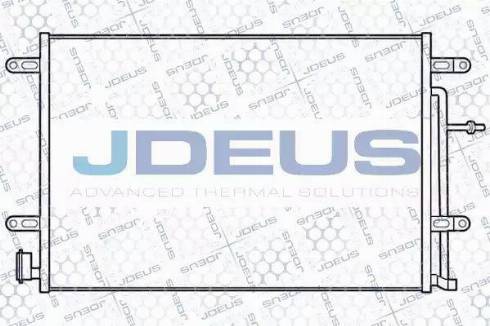 Jdeus RA7010150 - Конденсатор кондиционера autosila-amz.com