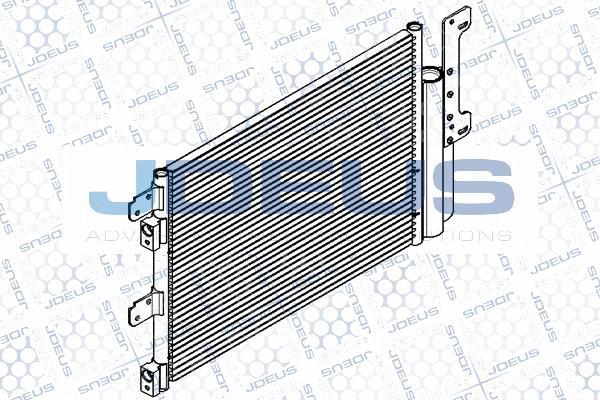 Jdeus RA7140130 - Конденсатор кондиционера autosila-amz.com