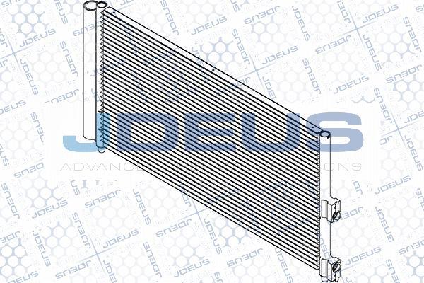 Jdeus RA7110990 - Конденсатор кондиционера autosila-amz.com