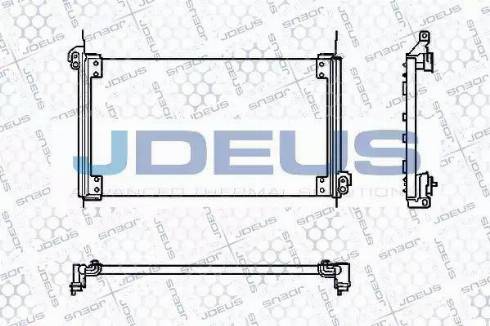 Jdeus RA7110490 - Конденсатор кондиционера autosila-amz.com