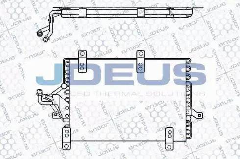 Jdeus RA7110600 - Конденсатор кондиционера autosila-amz.com