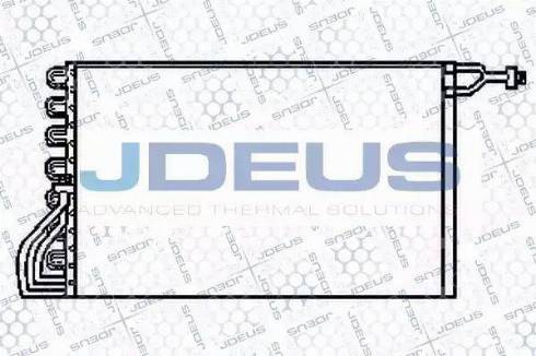 Jdeus RA7110610 - Конденсатор кондиционера autosila-amz.com