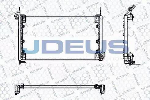 Jdeus RA7110630 - Конденсатор кондиционера autosila-amz.com