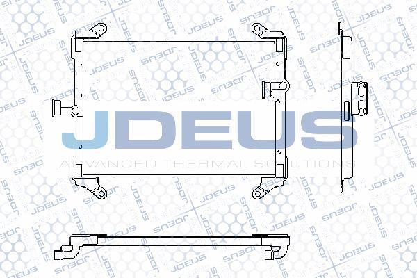 Jdeus RA7110180 - Конденсатор кондиционера autosila-amz.com