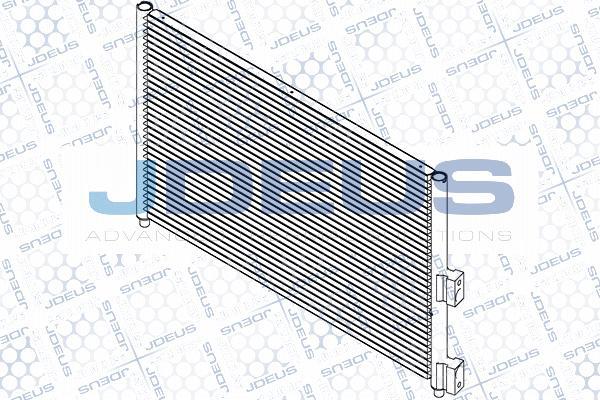 Jdeus RA7111000 - Конденсатор кондиционера autosila-amz.com