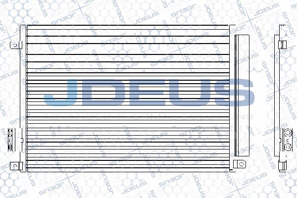 Jdeus RA7111230 - Конденсатор кондиционера autosila-amz.com