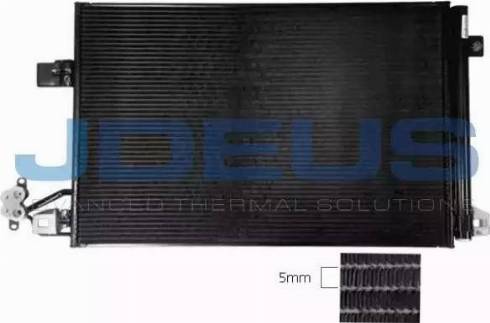 Jdeus RA7300520 - Конденсатор кондиционера autosila-amz.com