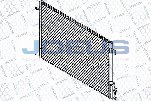 Jdeus RA7201170 - Конденсатор кондиционера autosila-amz.com