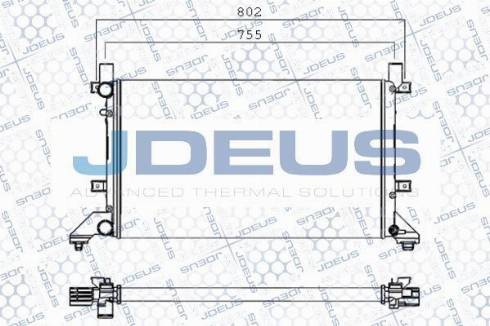 Jdeus TH0540006 - Термостат охлаждающей жидкости / корпус autosila-amz.com