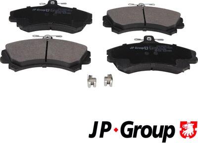 JP Group 4963604210 - Тормозные колодки, дисковые, комплект autosila-amz.com