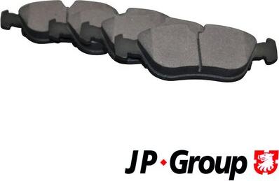 JP Group 4963600810 - Комплект тормозных колодок, дисковый тормоз autosila-amz.com