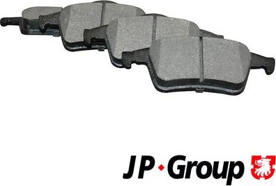 JP Group 4963700410 - Тормозные колодки, дисковые, комплект autosila-amz.com